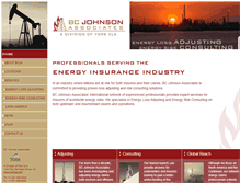 Tablet Screenshot of bcjohnson.com